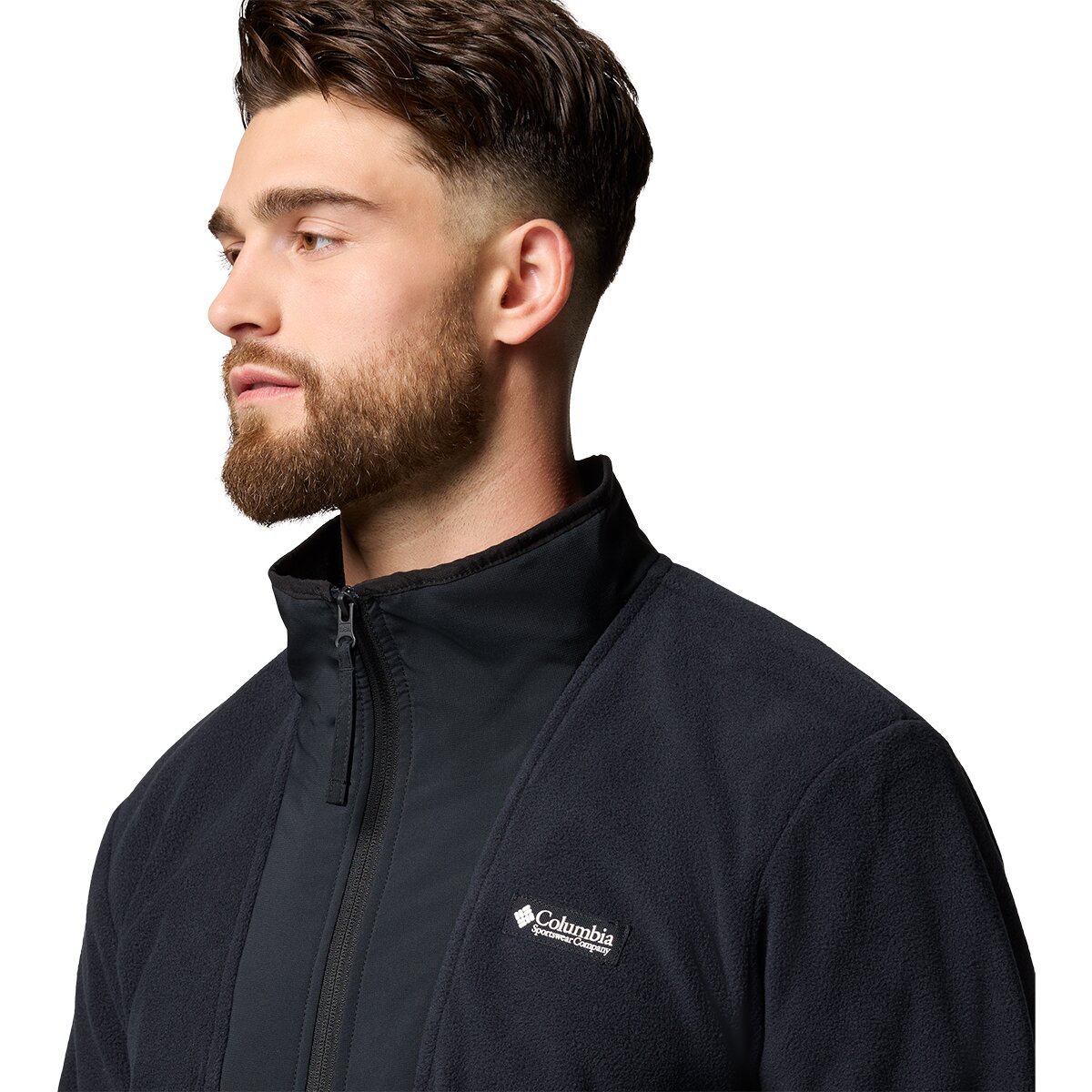 Мужские толстовки Columbia Sequoia Grove 1/2-Zip Fleece, цвет: Чёрный — фото 3