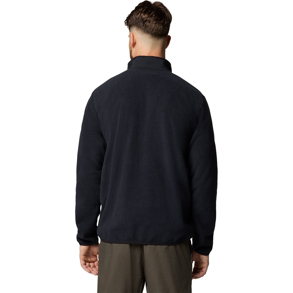 Мужские толстовки Columbia Sequoia Grove 1/2-Zip Fleece, цвет: Чёрный — фото 4