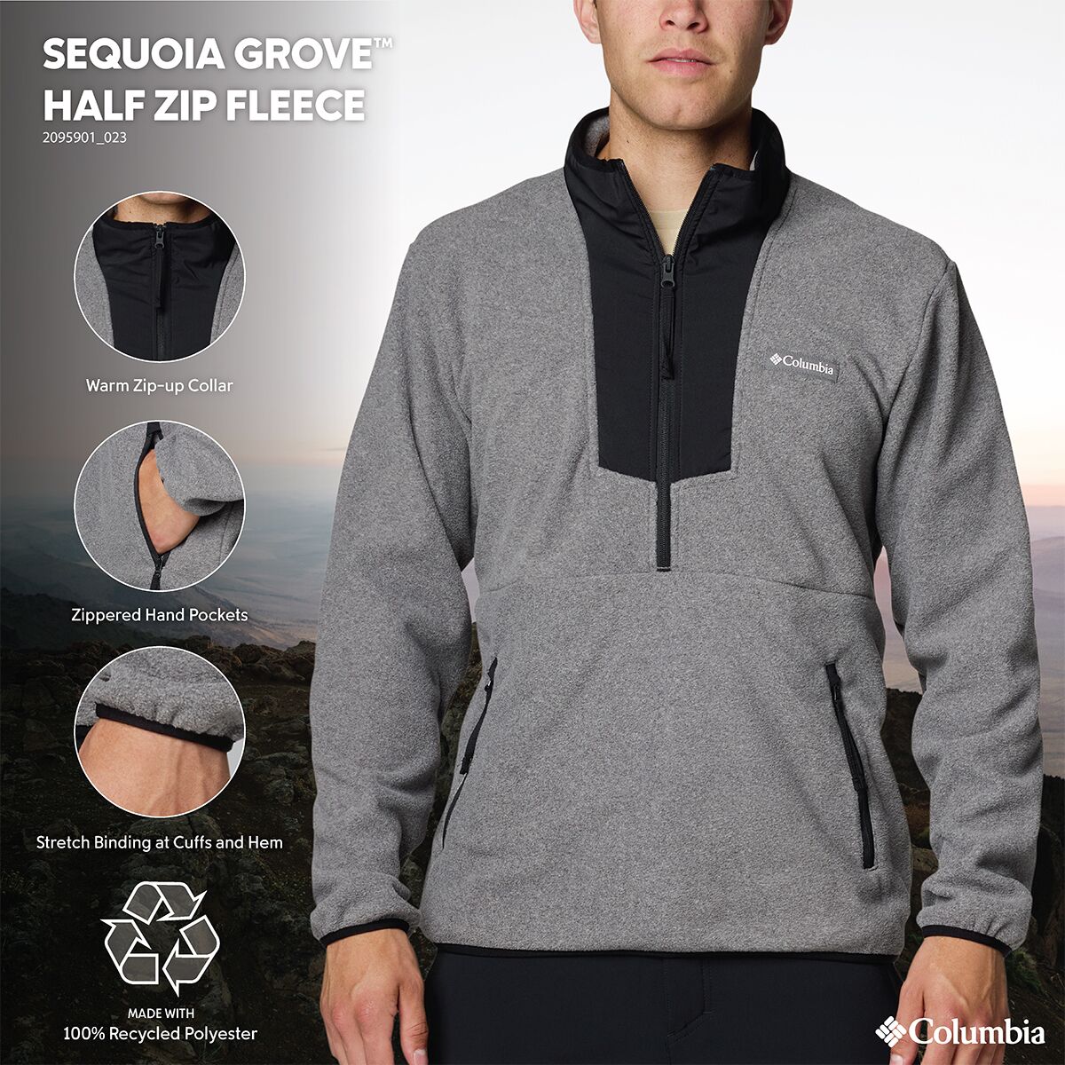 Columbia Sequoia Grove 1/2-Zip Fleece - Men´s