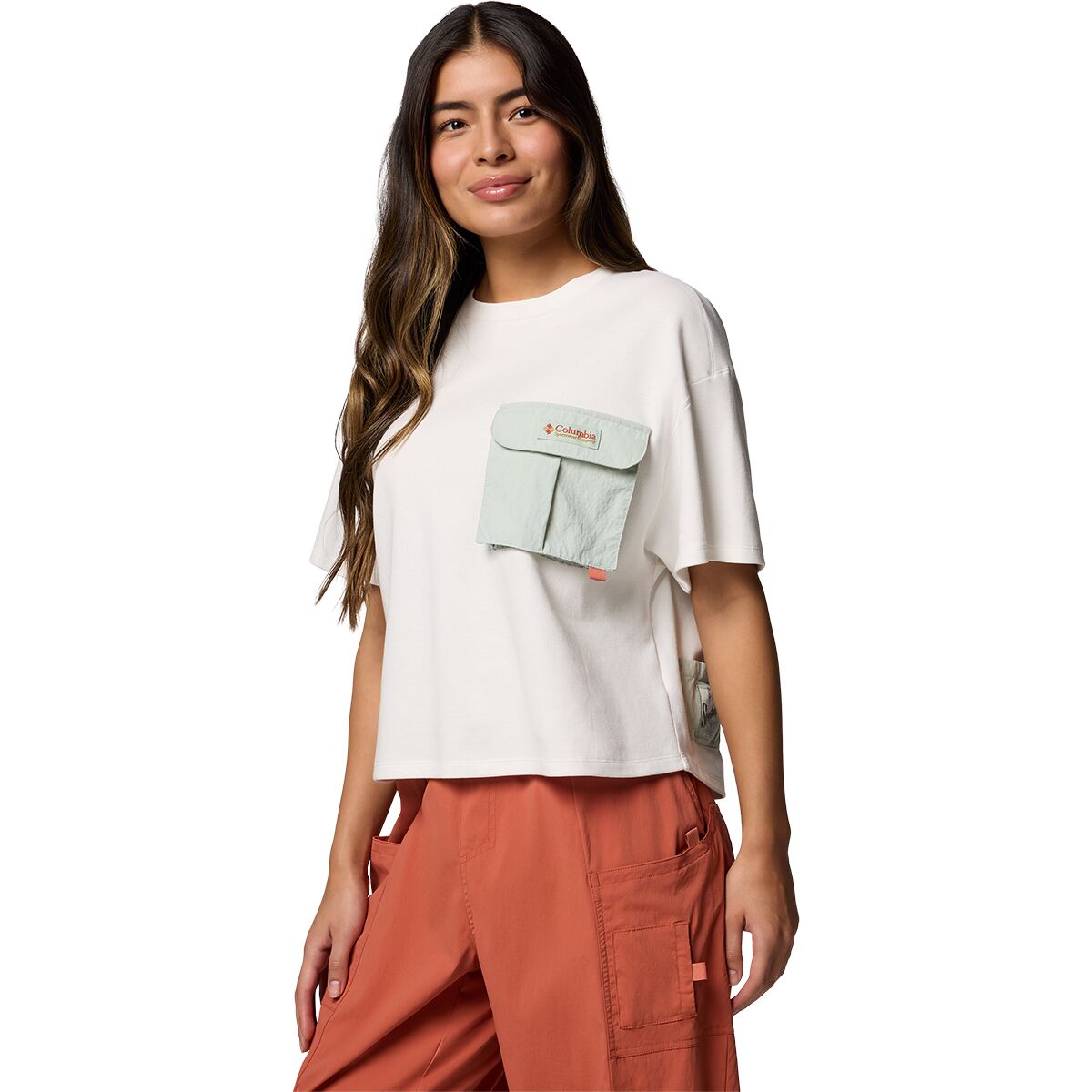 Columbia Cove Beach Cropped Pocket T-Shirt - Women´s