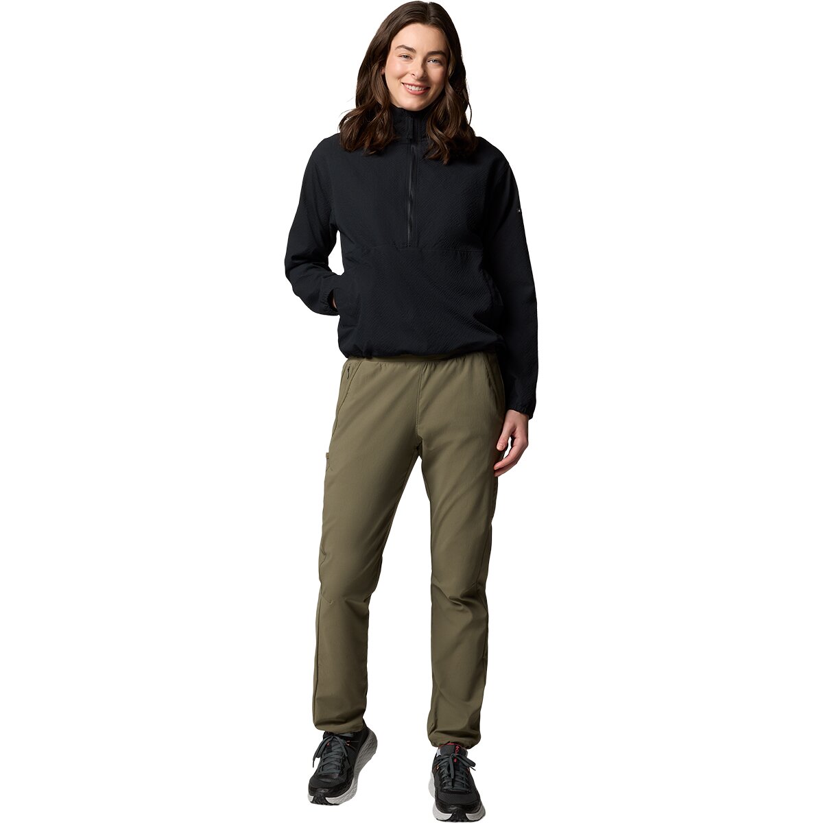 Женские толстовки Columbia Sucker For Summer 1/2-Zip Crew, цвет: Чёрный — фото 6