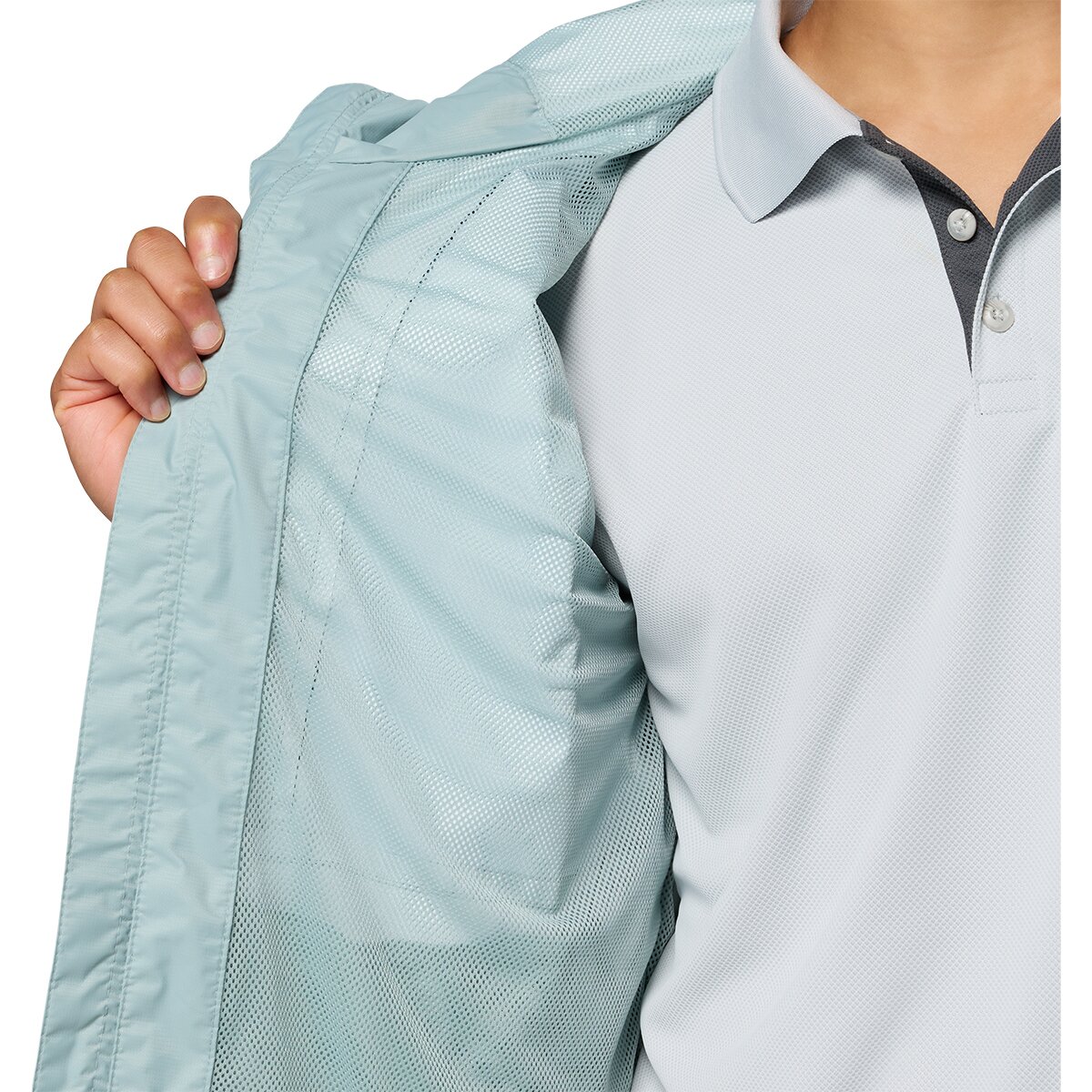 Мужская куртка Columbia Glenbrook Bend Rain Jacket, цвет: Синий — фото 4