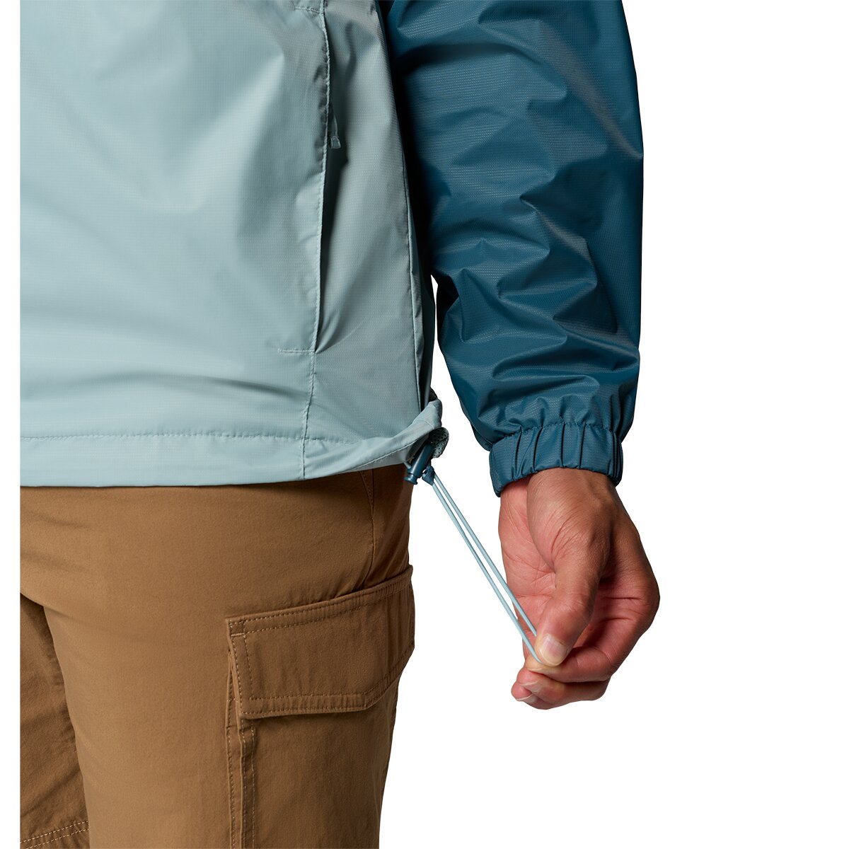 Мужская куртка Columbia Glenbrook Bend Rain Jacket, цвет: Синий — фото 7