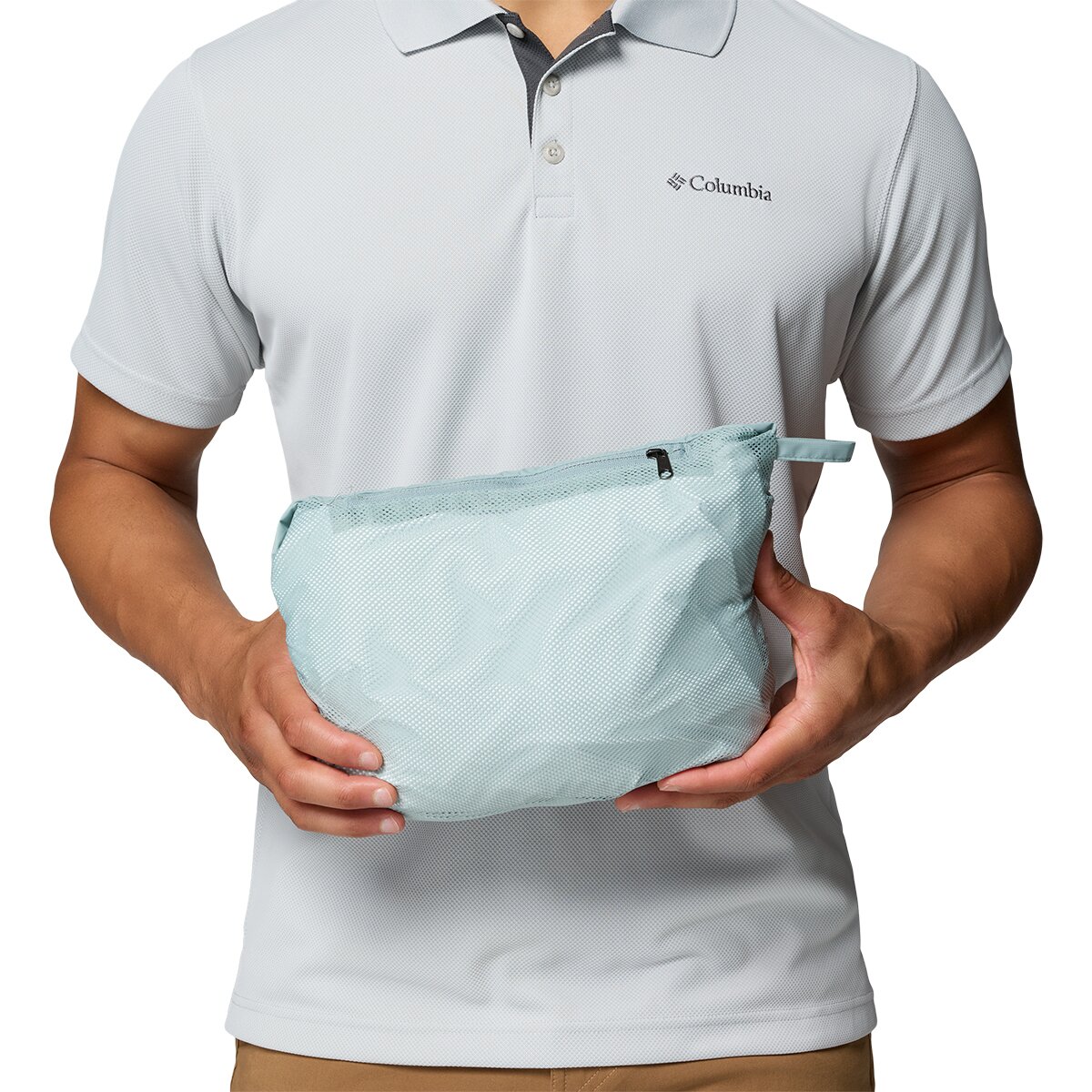 Мужская куртка Columbia Glenbrook Bend Rain Jacket, цвет: Синий — фото 8