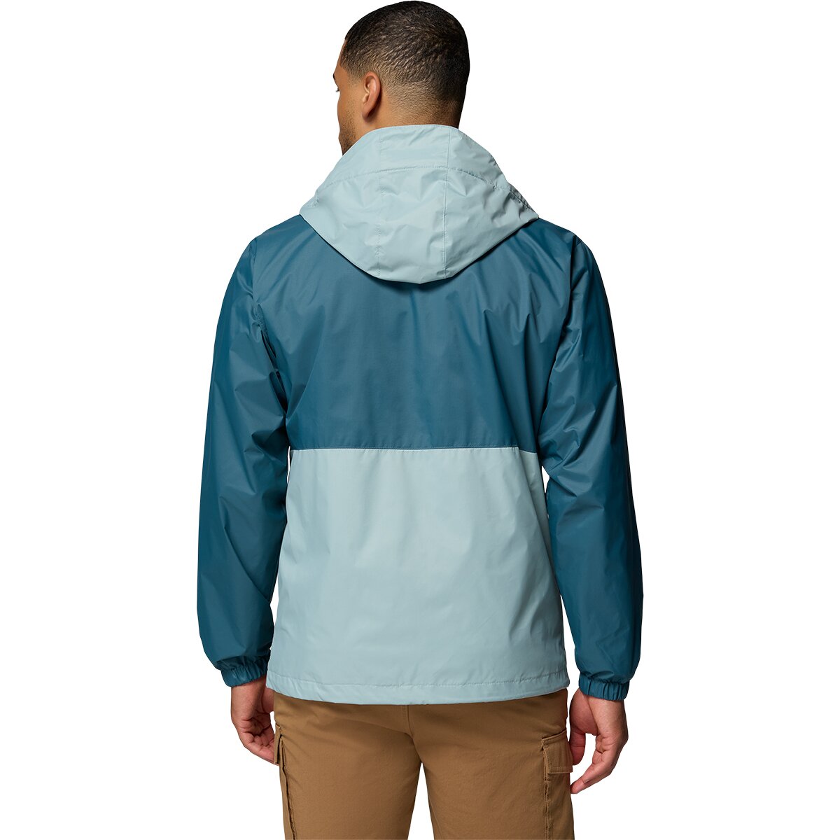 Мужская куртка Columbia Glenbrook Bend Rain Jacket, цвет: Синий — фото 9