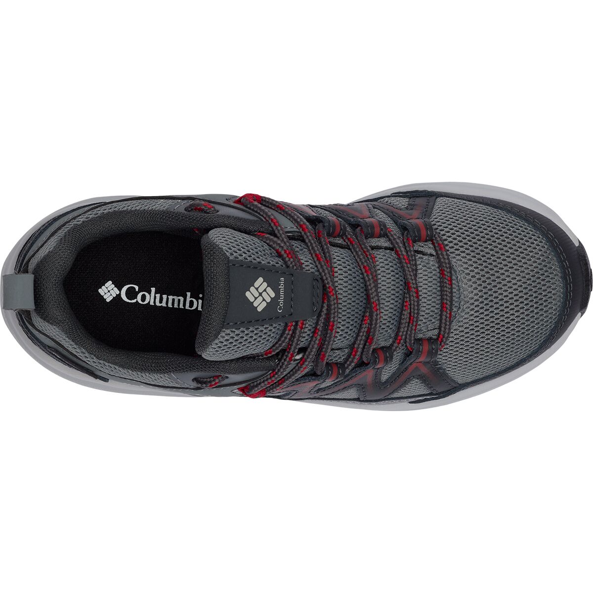 Детские кроссовки Columbia Peakfreak Rush Waterproof, цвет: Серый стальной / Красный — фото 9