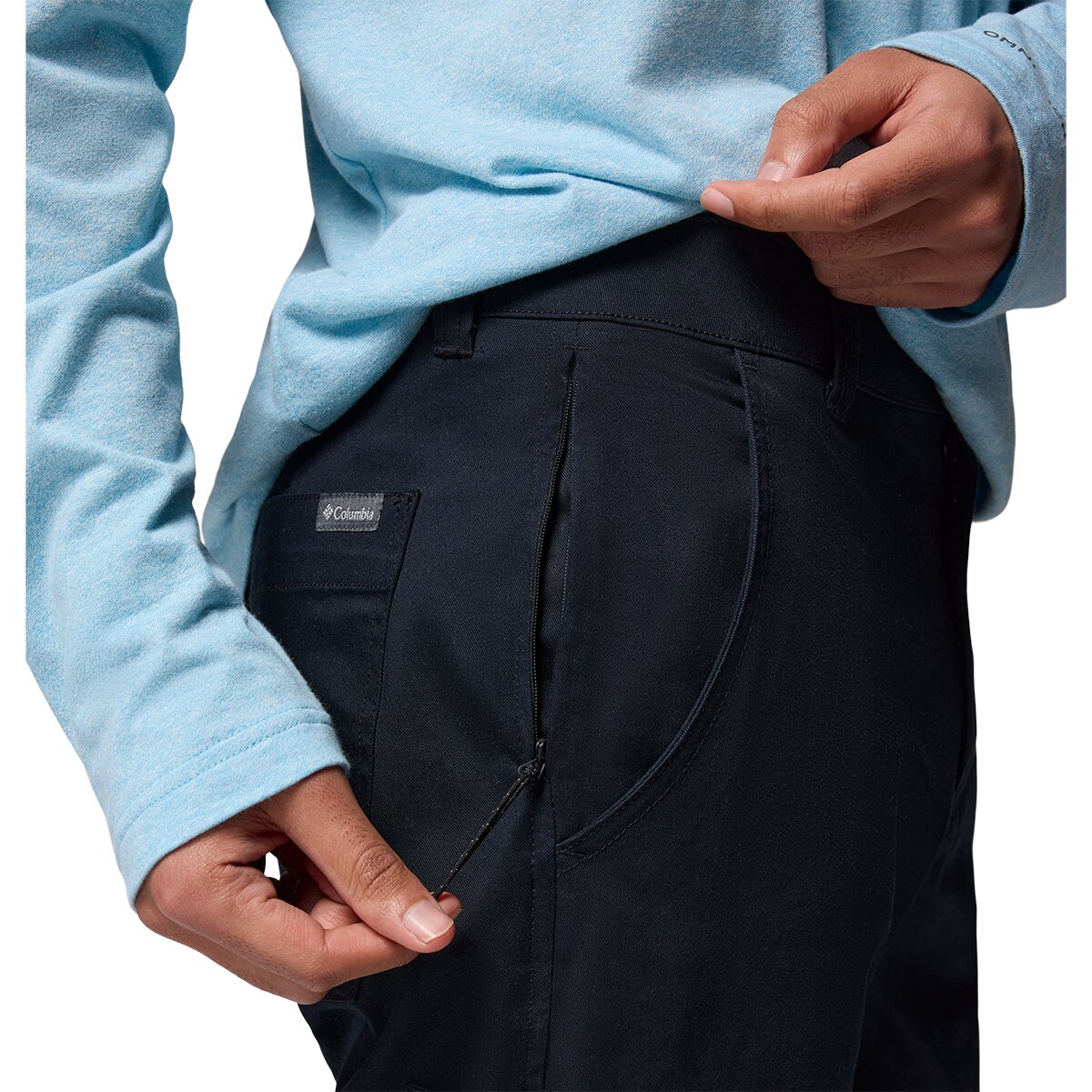 Мужские брюки Columbia Pitchstone Outdoor Pant, цвет: Чёрный — фото 4