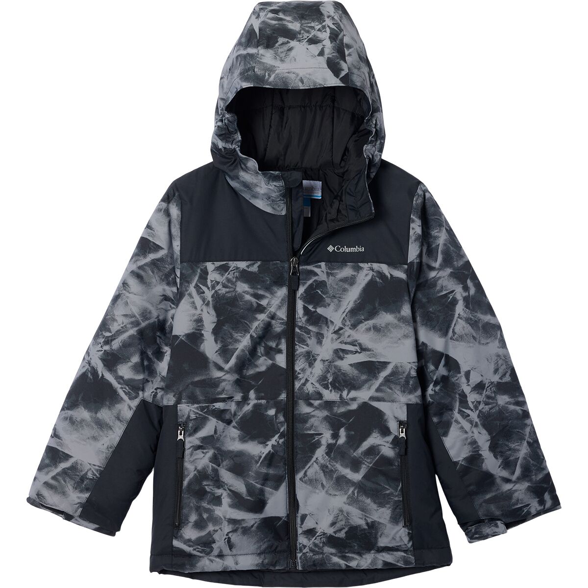 Куртка Columbia Lightning Lift IV Printed Jacket для мальчиков, цвет: Чёрный