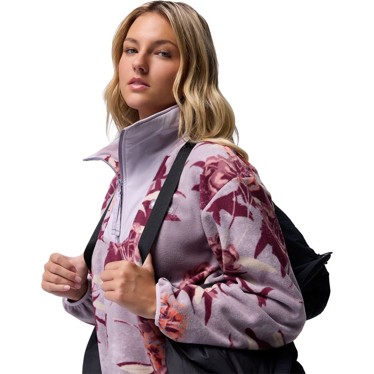 Женская куртка Columbia Amaze Puff Long Hooded, цвет: Чёрный — фото 6
