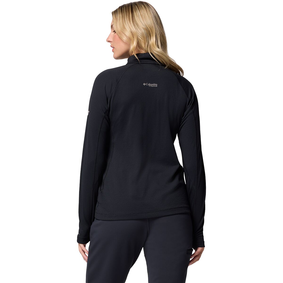 Женские толстовки Columbia DriVenture 1/2-Zip Top, цвет: Чёрный — фото 2