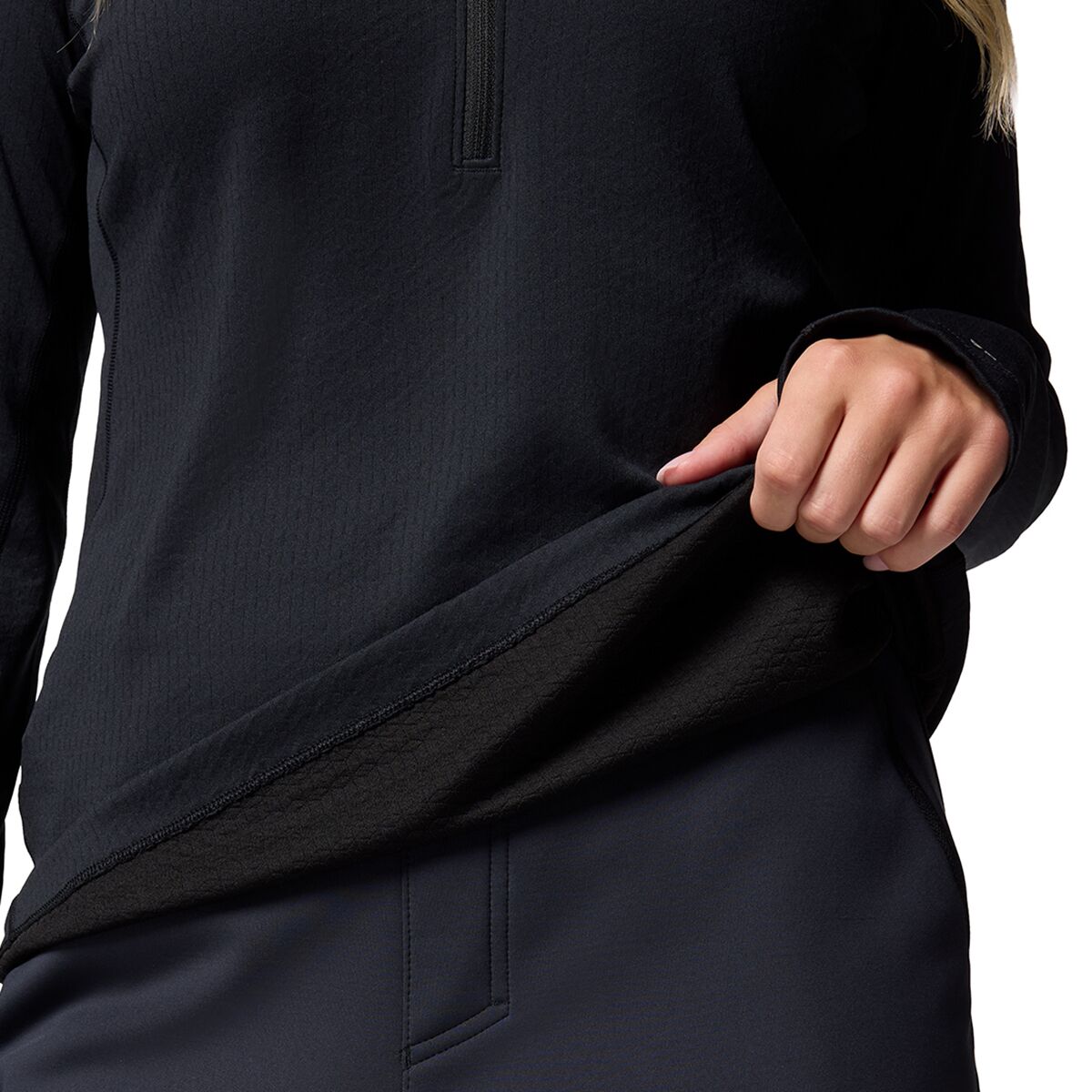 Женские толстовки Columbia DriVenture 1/2-Zip Top, цвет: Чёрный — фото 3