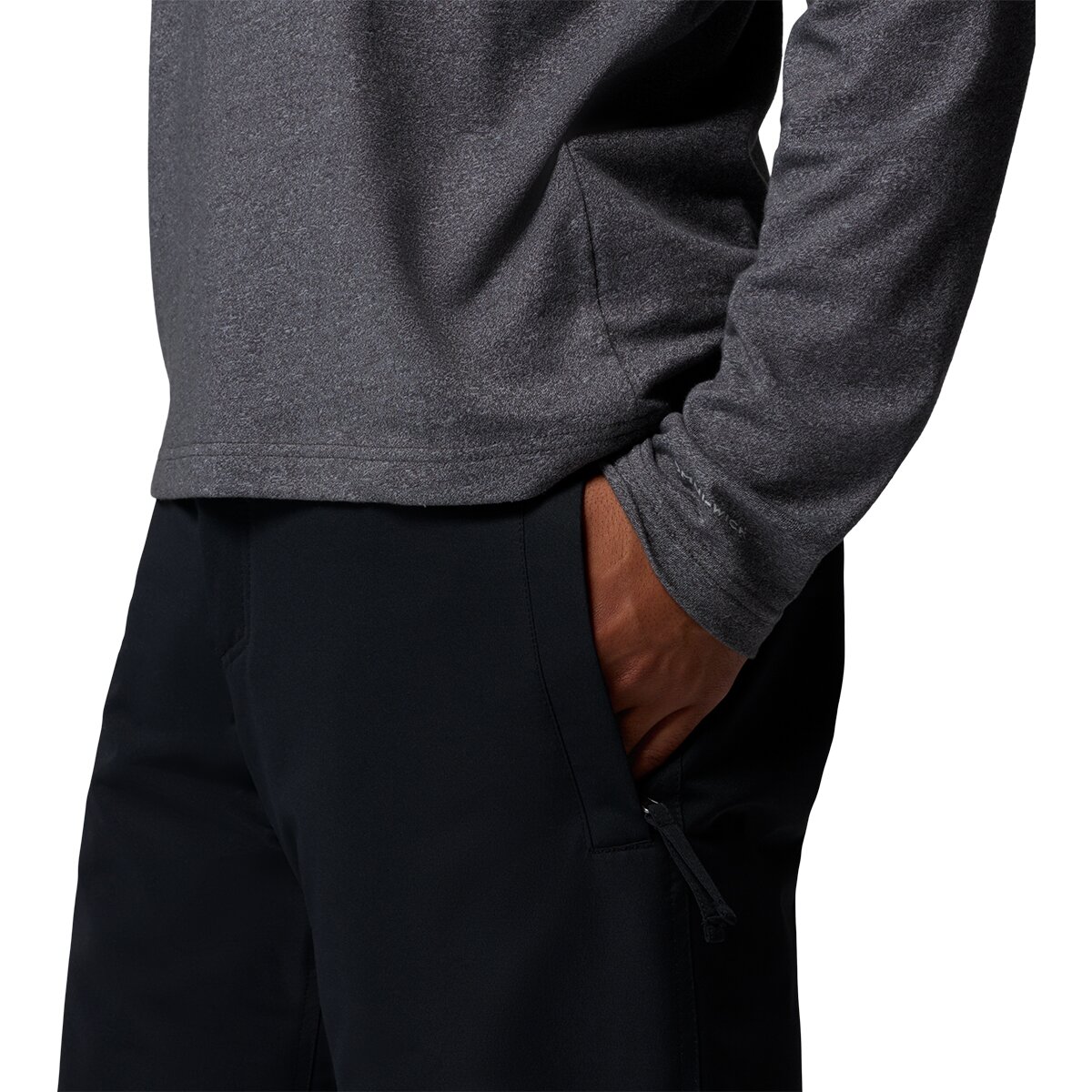 Мужские брюки Columbia Bugaboo VI Pant, цвет: Чёрный — фото 6