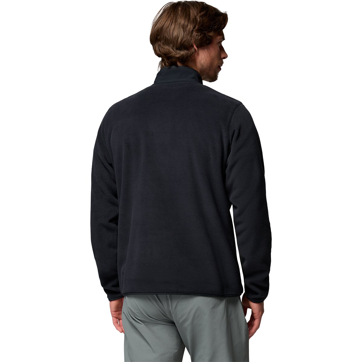 Мужской свитер Columbia Pacific Arch 200 1/2-Zip Fleece Pullover, цвет: Чёрный — фото 5