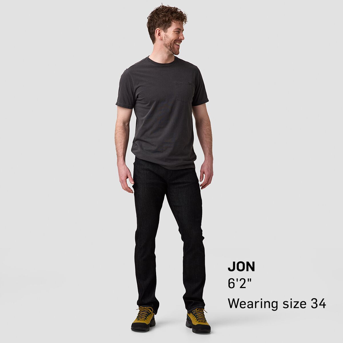 Мужские брюки Coalatree Decaf Denim Slim Pant, цвет: Чёрный — фото 6