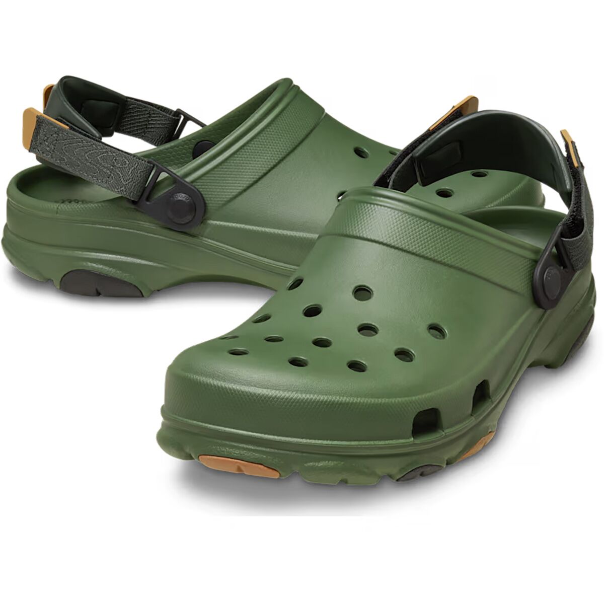 Сабо Crocs Classic All-Terrain Clog, цвет: Армейский зелёный — фото 5