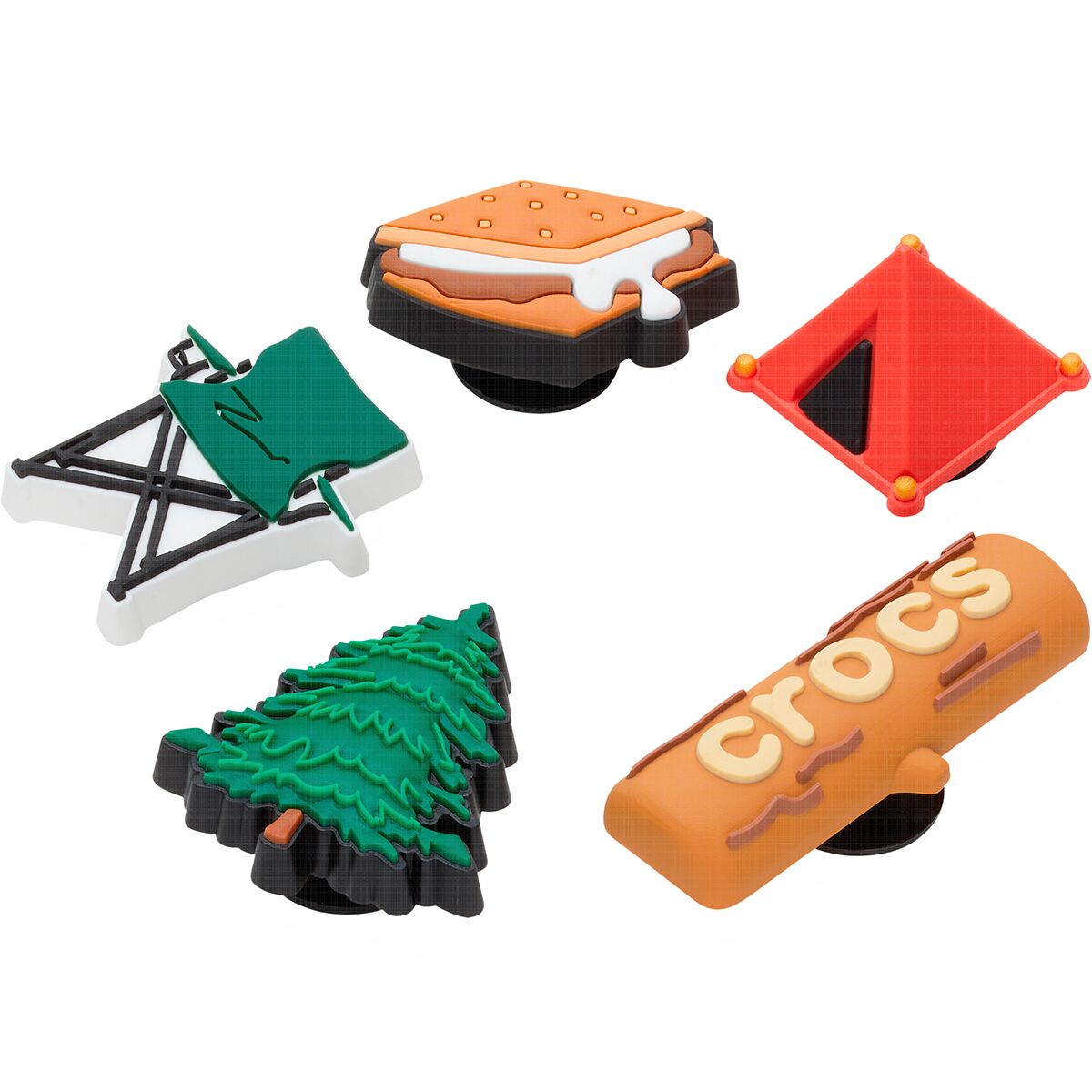 Crocs Gone Camping Jibbitz 5Pack Footwear