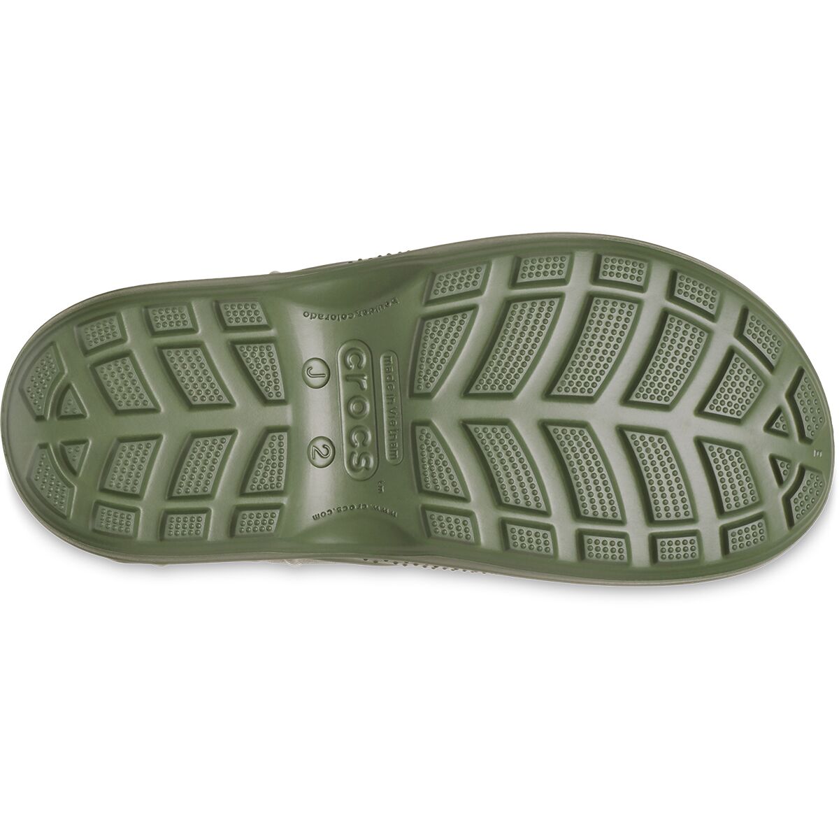 Детские ботинки Crocs Handle It Rain Boot, цвет: Армейский зелёный — фото 4