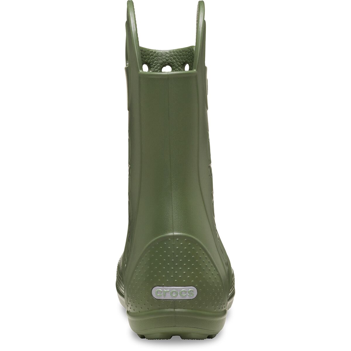 Детские ботинки Crocs Handle It Rain Boot, цвет: Армейский зелёный — фото 7