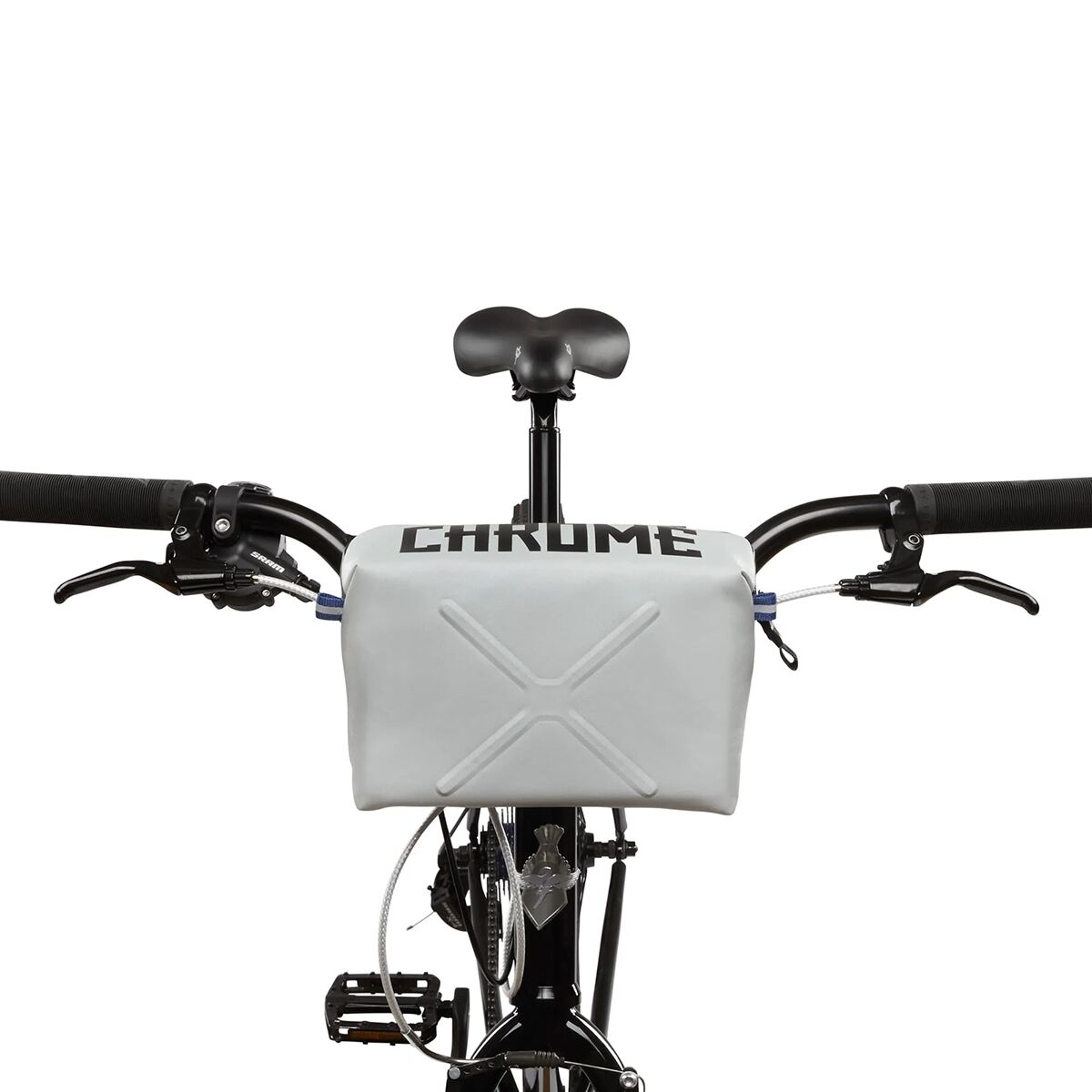 Chrome Helix Handlebar Bag Bike