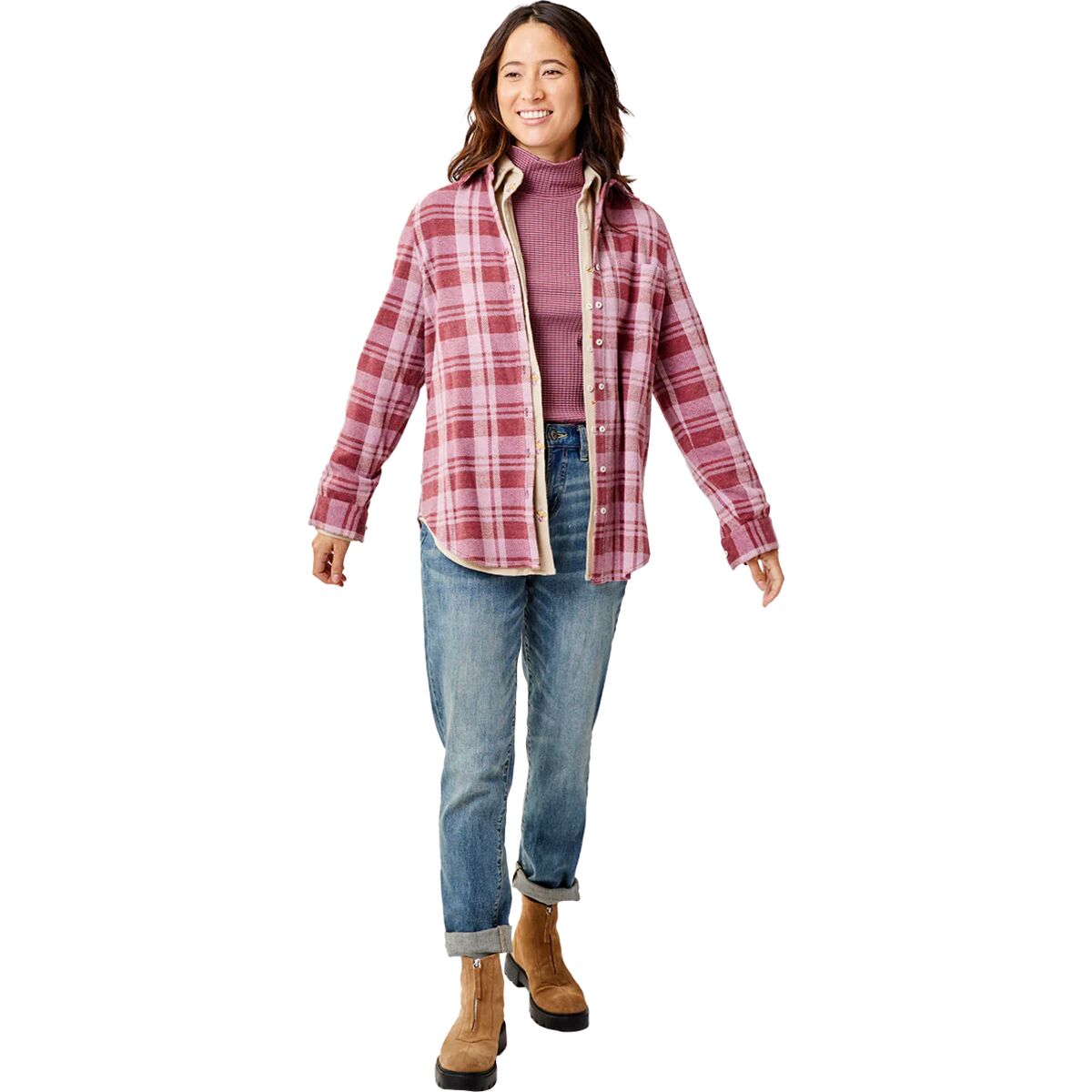 JADE HERRINGBONE FAIRBANKS SUPERSOFT SHIRT