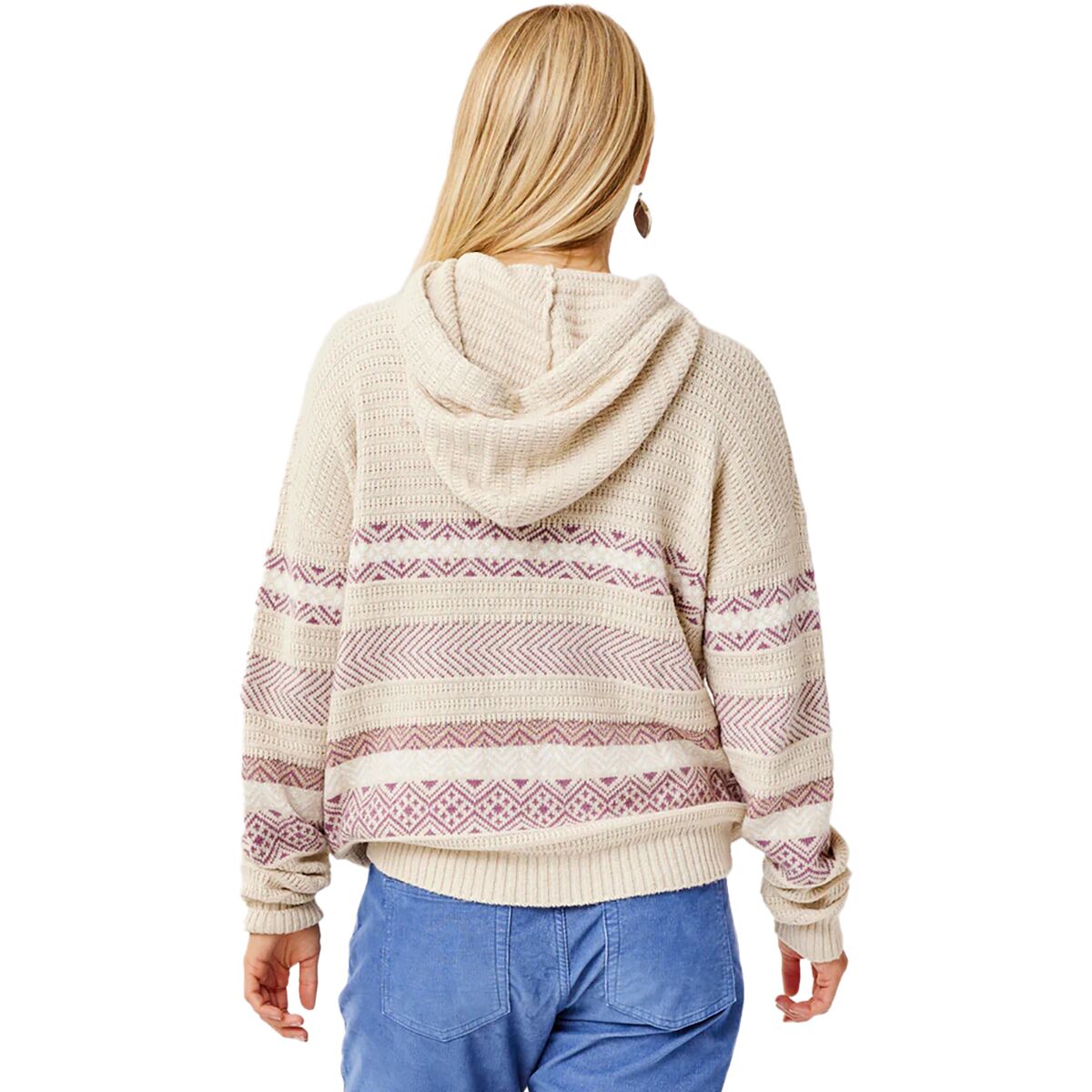 Carve Designs Women's Groton Sweater - Chunky Knit Crewneck, Scalloped Hem - View #2