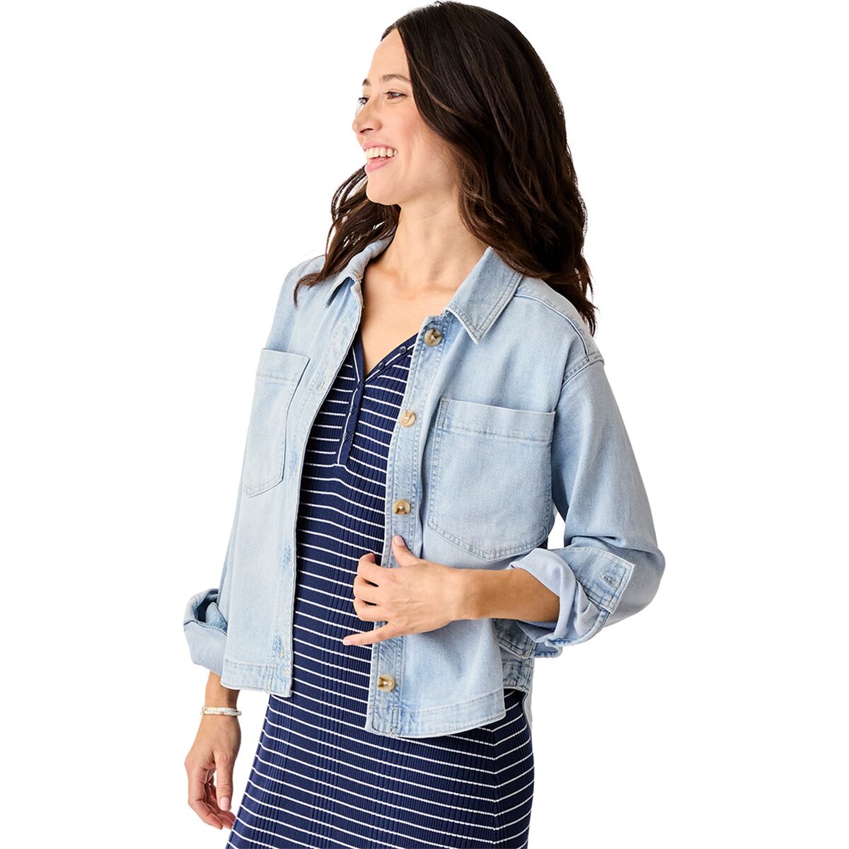 Carve Designs Flora Denim Shacket - Women´s