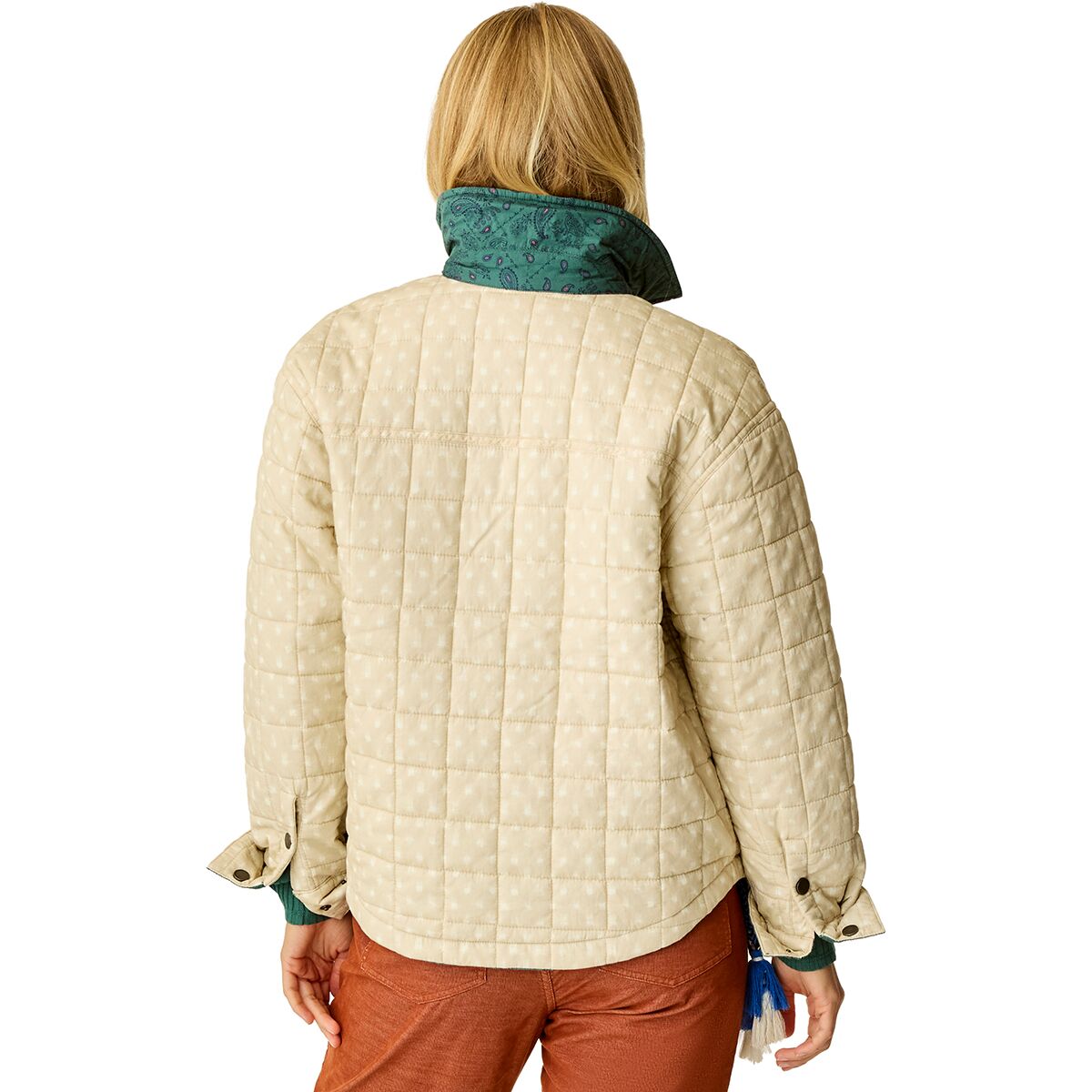 Женская куртка Carve Designs Marais Reversible, цвет: Серый — фото 2
