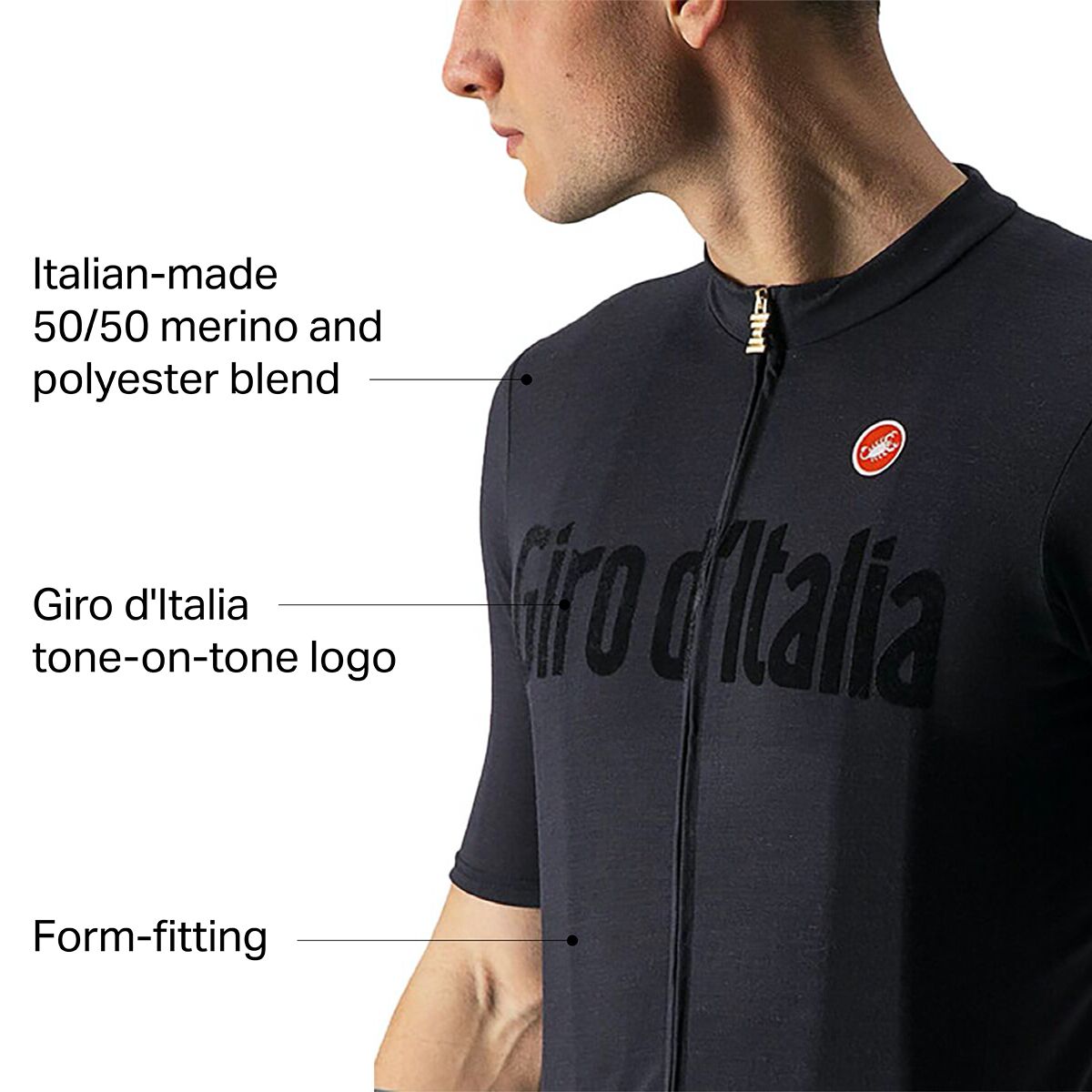 Castelli #GIRO105 Heritage Maglia Nera Jersey - Men´s