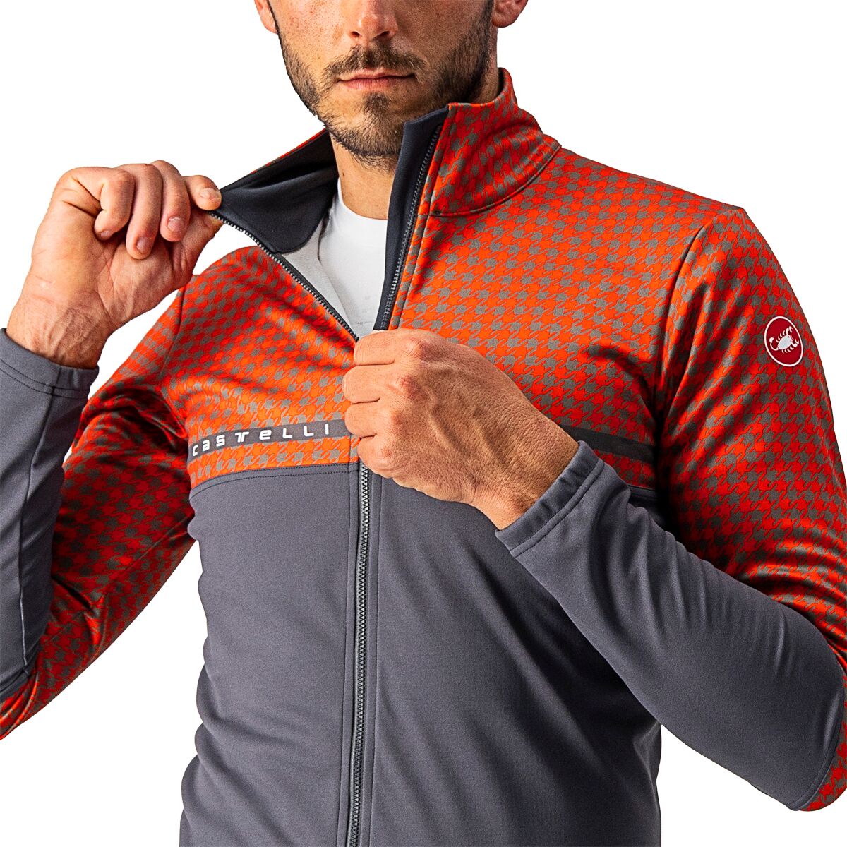 Veste Cyclisme Castelli Finestre Homme - Gore-Tex Infinium | Polaire Respirante - 3 Poches