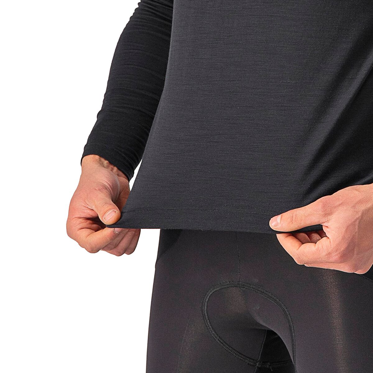 Bandeau Cyclisme Castelli Bandito – Laine Thermique – Noir – Taille Unique – Hiver