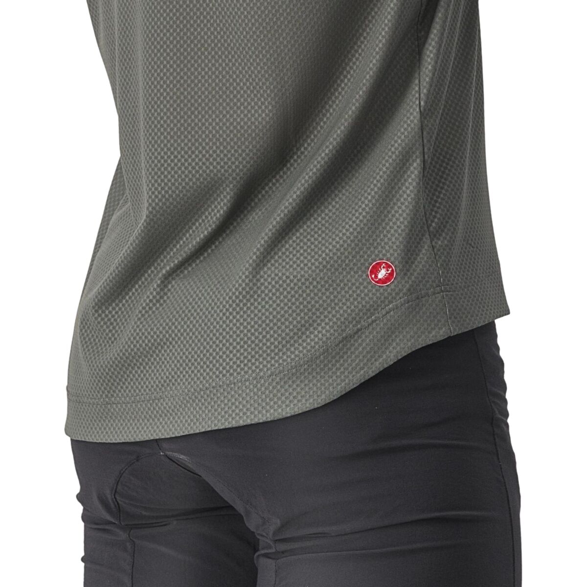 Maillot Invierno Ciclismo Hombre CASTELLI Men's Trail Tech Tee Sudadera Con Capucha, Lima Eléctrica Ropa De Ciclismo Castelli