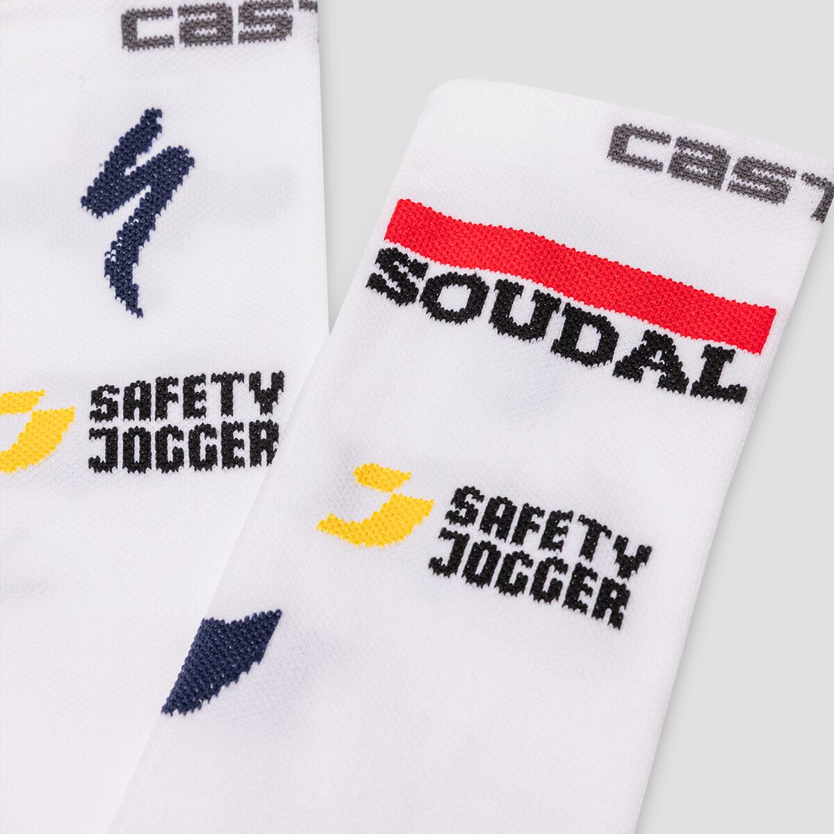 Castelli Soudal/Quick-Step Rosso Corsa Pro 18 Sock -...