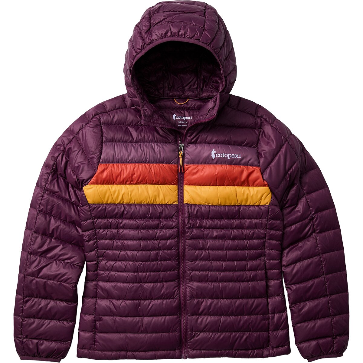 Женская куртка Cotopaxi Fuego Hooded Down Jacket, цвет: Acai Stripes — фото 9