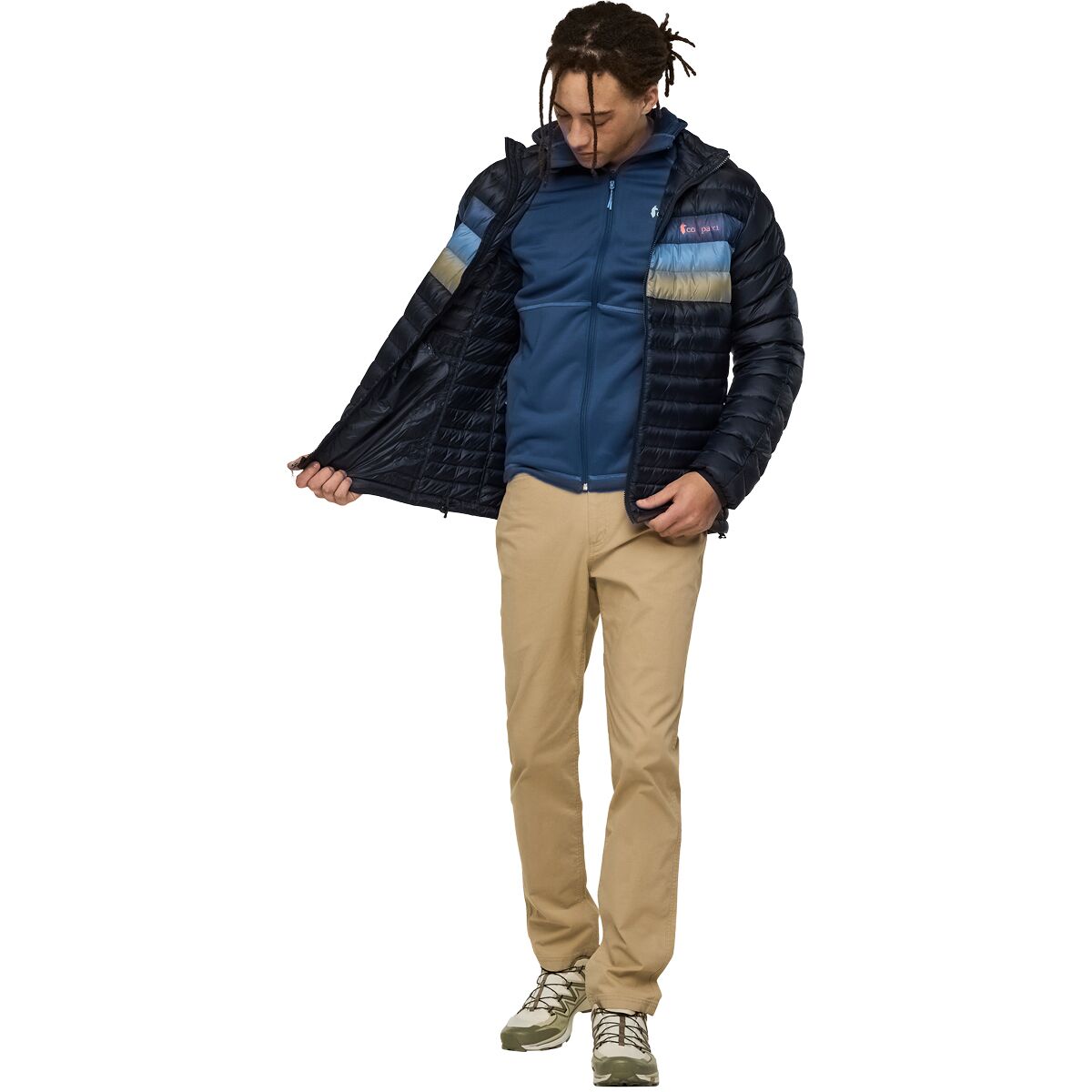 Мужская куртка Cotopaxi Fuego Down Jacket, цвет: Карбоновый — фото 11