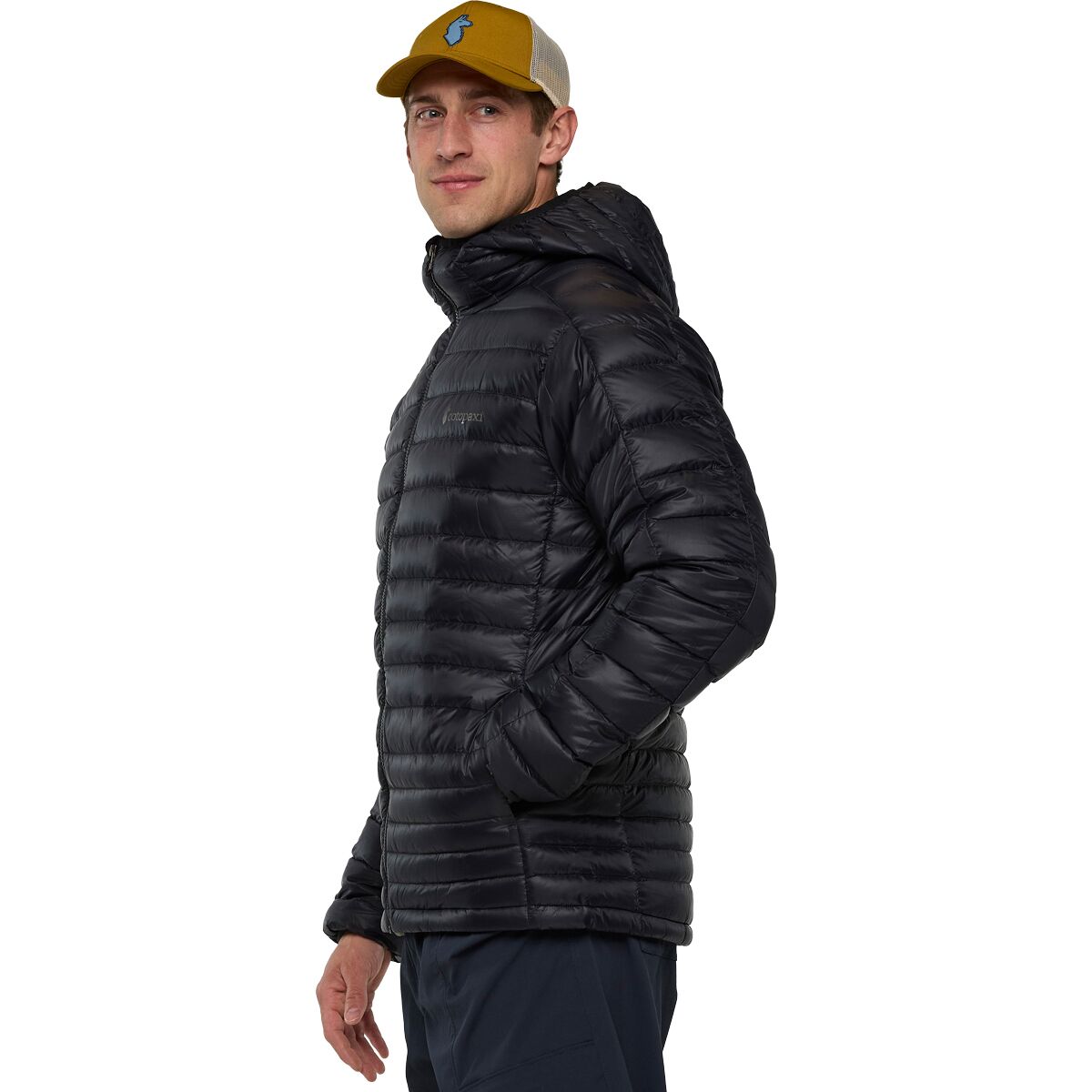Мужская куртка Cotopaxi Fuego Hooded Down Jacket, цвет: Чёрный — фото 5