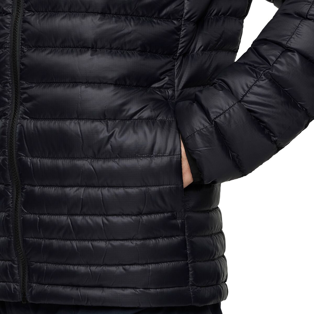 Мужская куртка Cotopaxi Fuego Hooded Down Jacket, цвет: Чёрный — фото 6