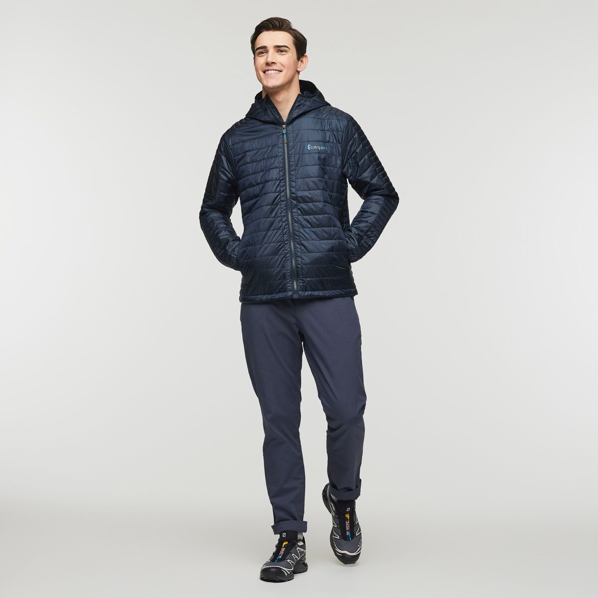 Мужская куртка Cotopaxi Capa Insulated Hooded, цвет: Карбоновый — фото 2