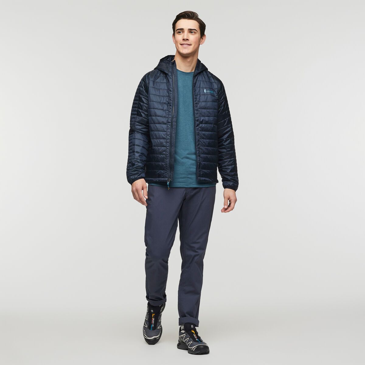 Мужская куртка Cotopaxi Capa Insulated Hooded, цвет: Карбоновый — фото 3