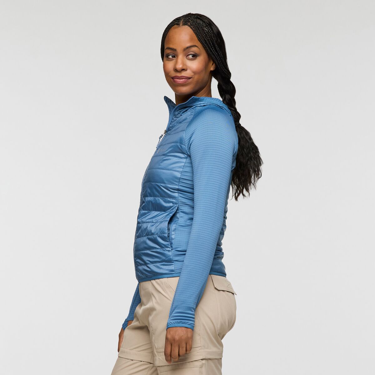 Женская куртка Cotopaxi Capa Hybrid Insulated Hooded, цвет: Fjord — фото 5