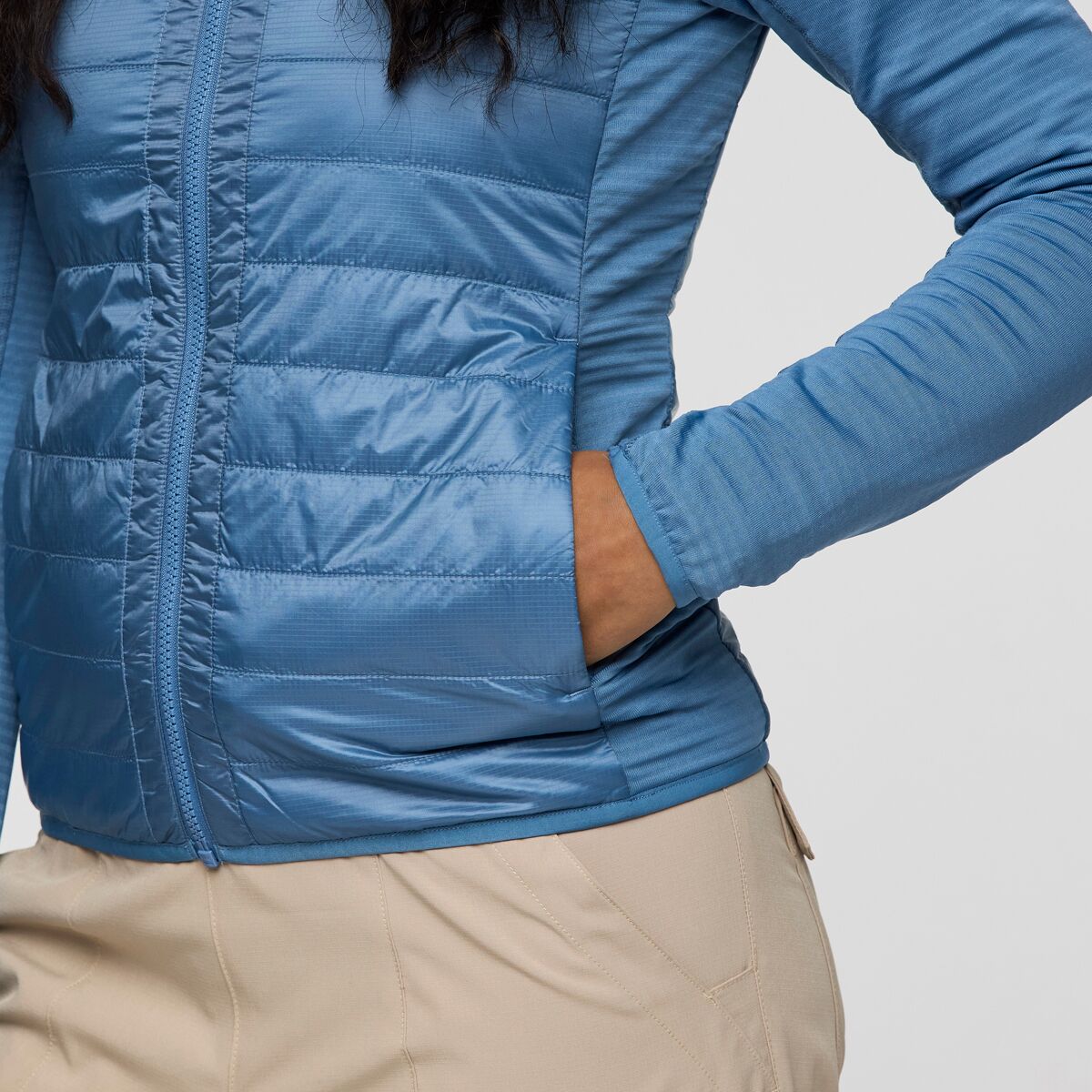 Женская куртка Cotopaxi Capa Hybrid Insulated Hooded, цвет: Fjord — фото 9
