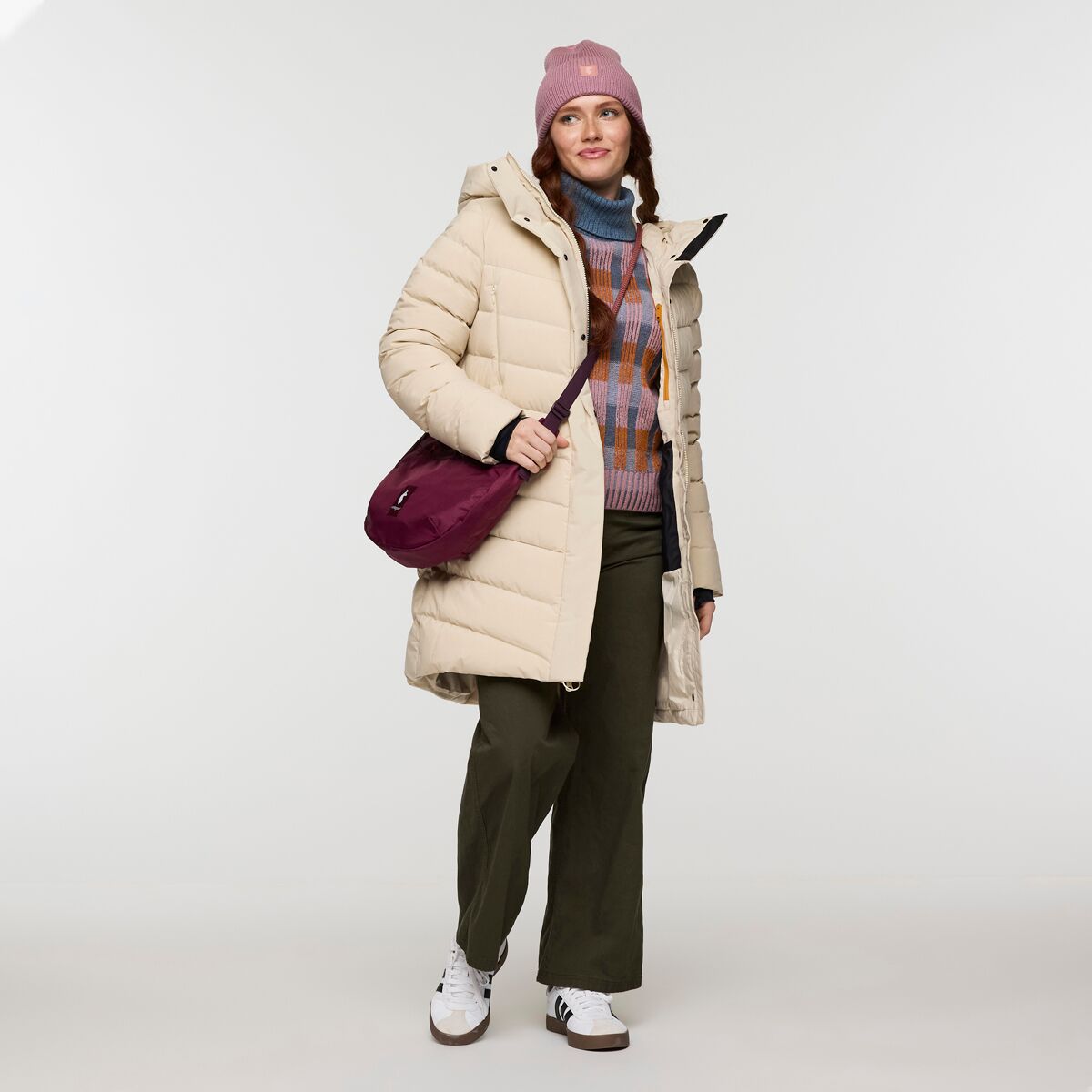 Женская куртка Cotopaxi Alivio Down Parka, цвет: Кремовый — фото 11