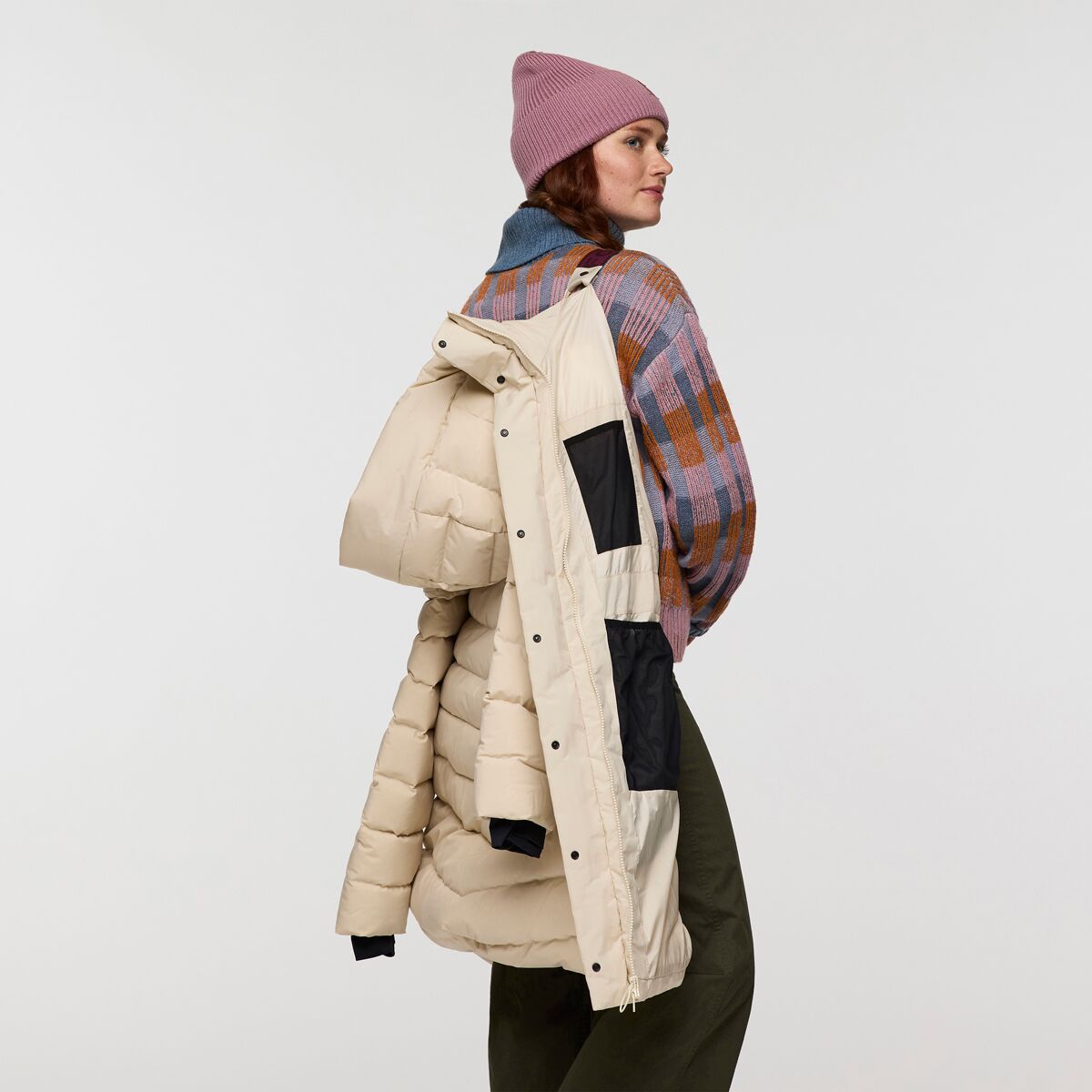 Женская куртка Cotopaxi Alivio Down Parka, цвет: Кремовый — фото 3
