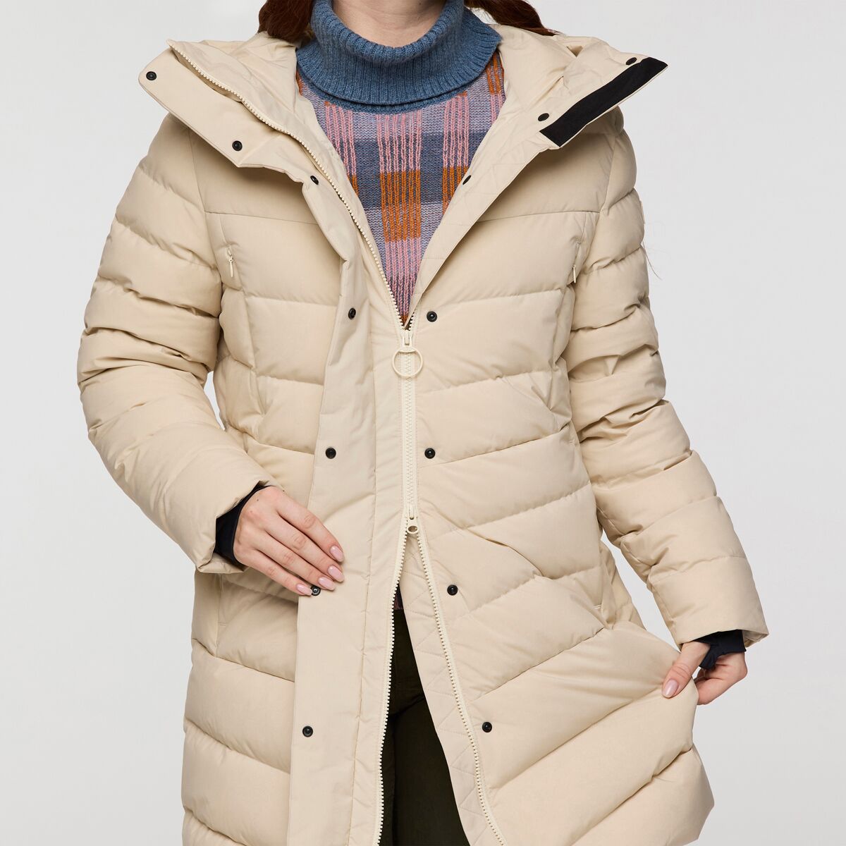 Женская куртка Cotopaxi Alivio Down Parka, цвет: Кремовый — фото 6