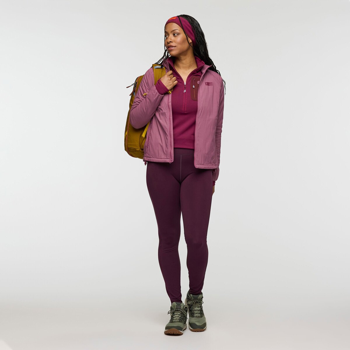 Женская куртка Cotopaxi Otero Fleece 1/2-Zip, цвет: Jam — фото 2