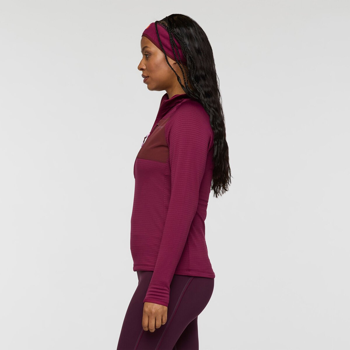 Женская куртка Cotopaxi Otero Fleece 1/2-Zip, цвет: Jam — фото 4