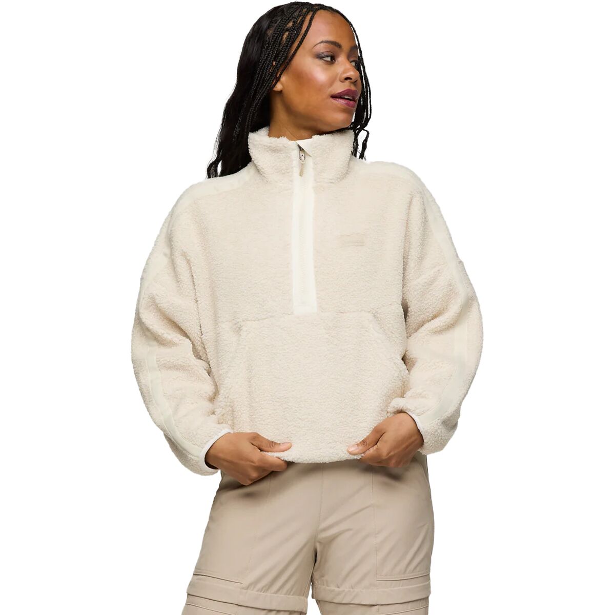 Женский свитер Cotopaxi Bacano Fleece Pullover, цвет: Кремовый / Костяной