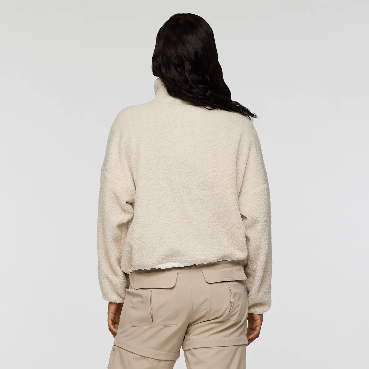 Женский свитер Cotopaxi Bacano Fleece Pullover, цвет: Кремовый / Костяной — фото 5