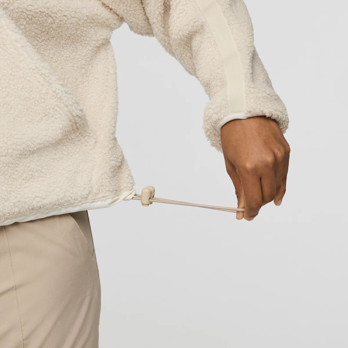 Женский свитер Cotopaxi Bacano Fleece Pullover, цвет: Кремовый / Костяной — фото 8