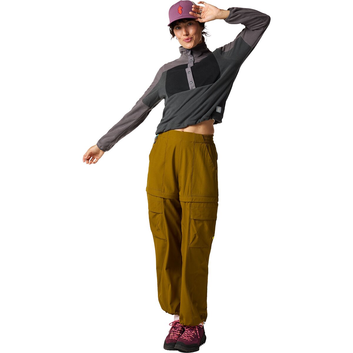 Женский свитер Cotopaxi Encima Fleece Pullover, цвет: Графитовый — фото 5