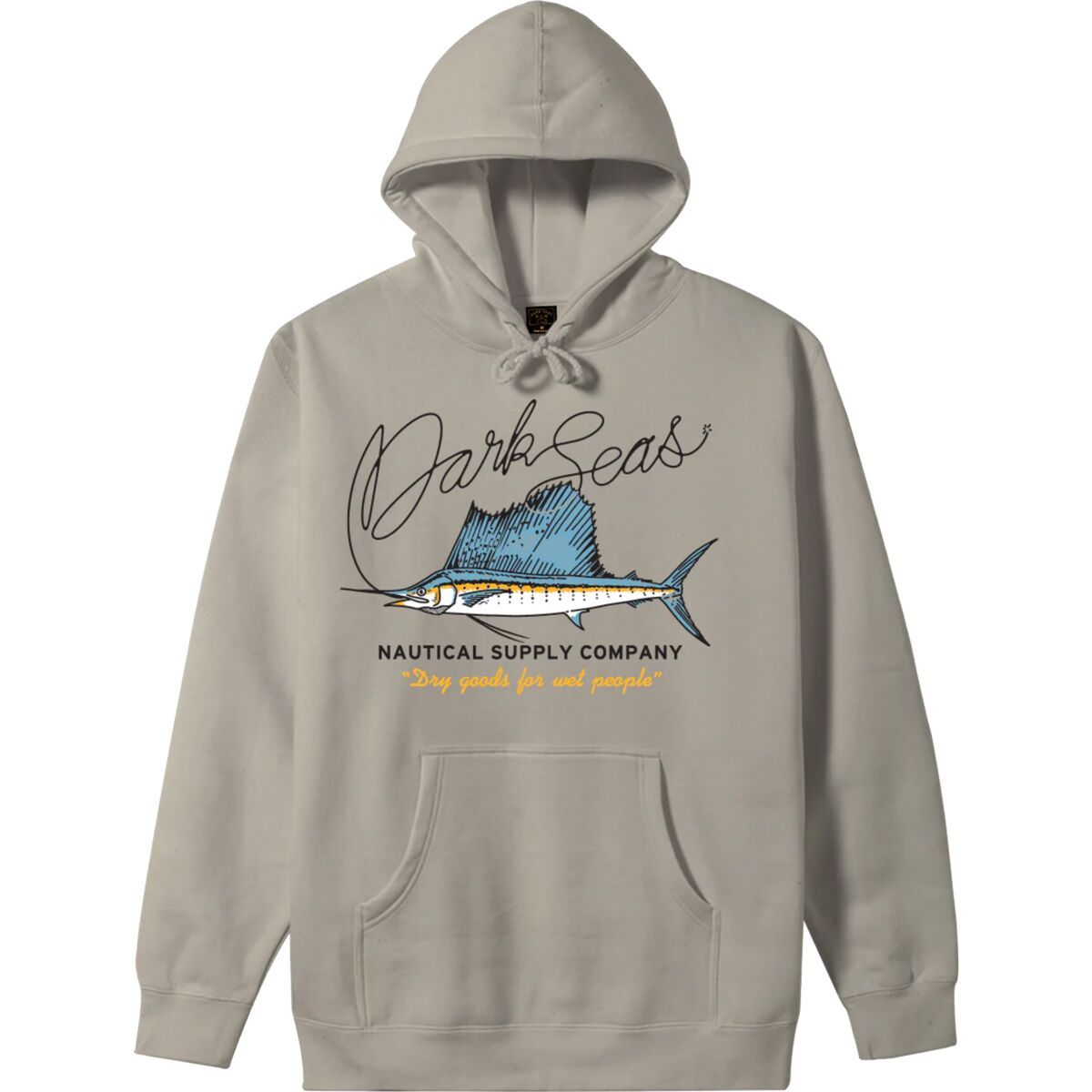 Dark Seas Thin Line Fleece Hoodie - Men´s